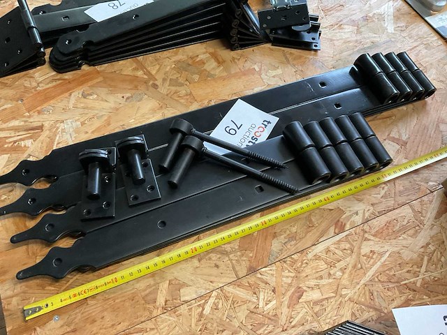 Zwarte scharnieren - afbeelding 5 van  5