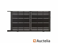 Zwarte schuifpoort steel cazals 162 x 335 (winkelwaarde: 2.359 €) - afbeelding 12 van  23