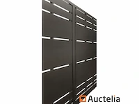 Zwarte schuifpoort steel cazals 162 x 335 (winkelwaarde: 2.359 €) - afbeelding 1 van  19