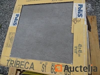 Zwarte tegels 45 x 45 en 60 x 60 cm