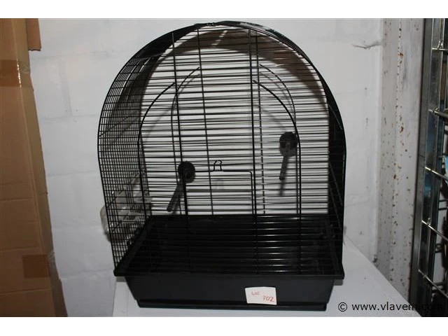 Zwarte vogelkooi - afbeelding 1 van  1