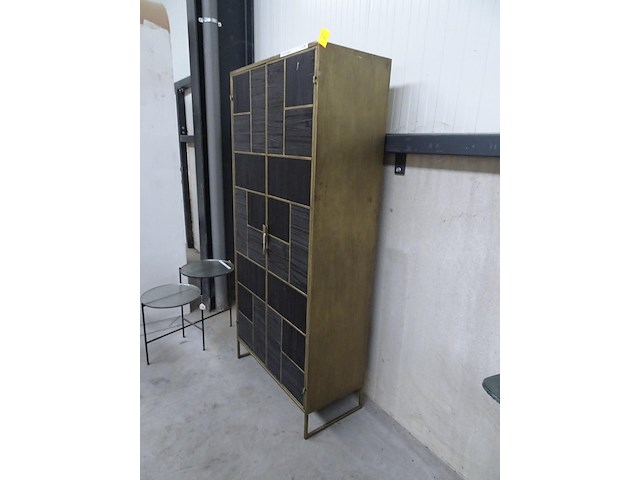 Zwarte wandkast - afbeelding 2 van  3