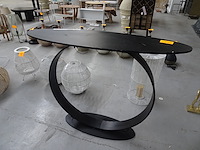 Zwarte wandmeubel - afbeelding 1 van  2