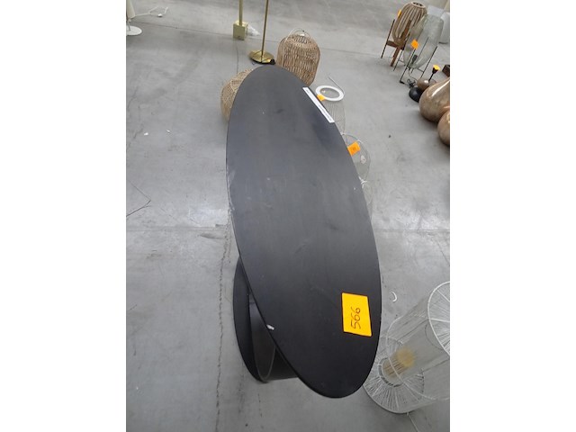 Zwarte wandmeubel - afbeelding 2 van  2