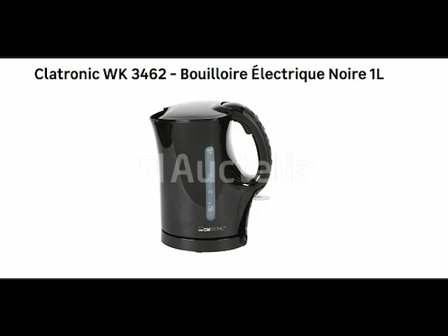 Zwarte waterkoker 1 l clatronic wk 3462 - afbeelding 1 van  1