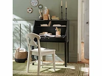 Zweedse distressed effect stoelen - wit (x6) - afbeelding 7 van  8