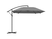 Zweefparasol - grijs - afbeelding 3 van  7