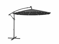 Zweefparasol - led - grijs - afbeelding 2 van  7