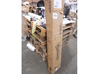 Zweefparasol, incl. kruisvoet, 293 x 293 x 260 cm, grijs - afbeelding 7 van  7