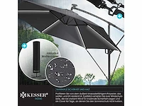 Zweefparasol met led en voet 300 cm x 300 cm - afbeelding 5 van  8