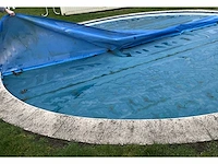Zwembadafdekking met oprolsysteem diameter 6m - afbeelding 5 van  11
