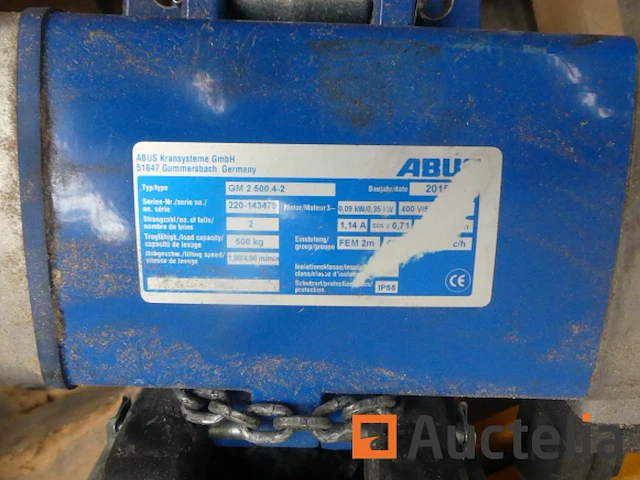 Zwenkraan hijsen met takel abus ls - afbeelding 12 van  12