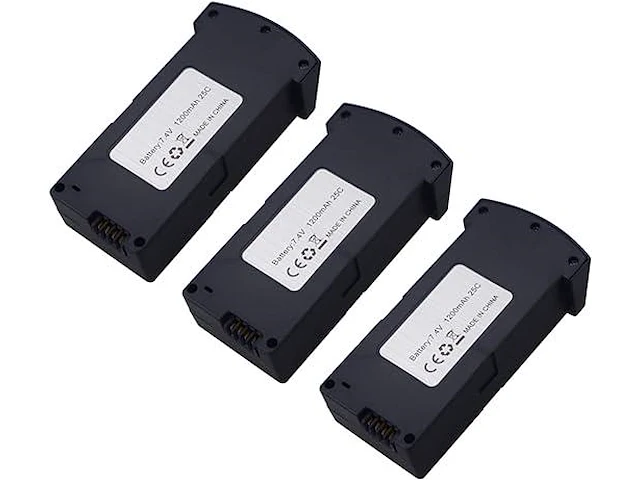 Zygy 3pcs 7.4v 1200mah lithium batterij - afbeelding 1 van  3