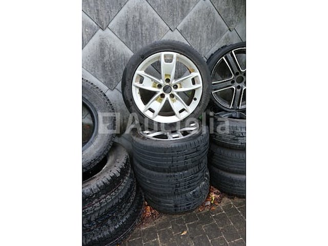 +- 8 aluminium velgen met banden - afbeelding 2 van  10