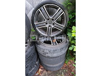 +- 8 aluminium velgen met banden - afbeelding 4 van  10