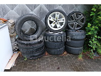 +- 8 aluminium velgen met banden - afbeelding 8 van  10