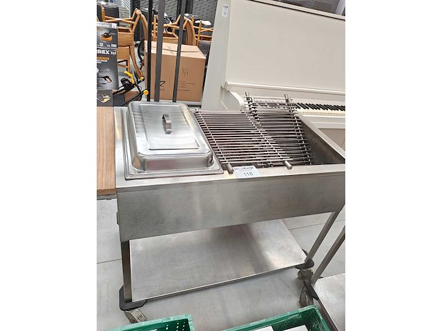 - barbecue rvs met inbouw bain-marie - afbeelding 3 van  4