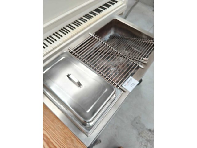 - barbecue rvs met inbouw bain-marie - afbeelding 5 van  5