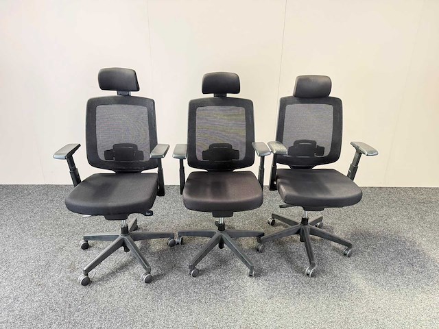 - bureaustoel (3x) - afbeelding 1 van  5