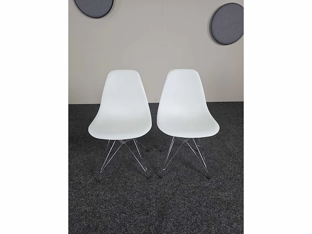 - eames stijl stoel - kantinestoelen (2x) - afbeelding 1 van  2