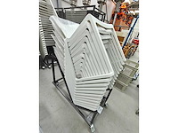 - kazar stoel wit inclusief transportkar (11x) - afbeelding 2 van  4