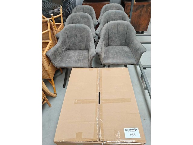 - kuipzetel - eetkamerstoel (8x) - afbeelding 1 van  6