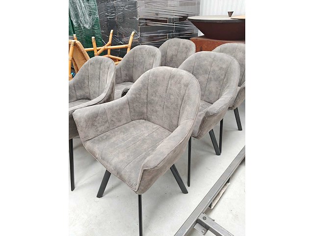 - kuipzetel - eetkamerstoel (8x) - afbeelding 4 van  6