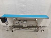 - roestvrijstalen transportband 2000×240 mm met vlt - - afbeelding 1 van  2