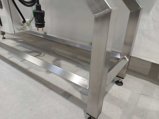 - roestvrijstalen transportband 2000×240 mm met vlt - - afbeelding 2 van  2