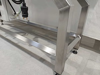- roestvrijstalen transportband 2000×240 mm met vlt - - afbeelding 2 van  2
