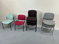 - set ontvangststoelen - waiting room chair (9x) - afbeelding 1 van  2