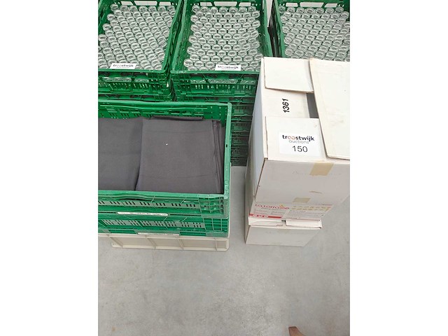 - zwart linnen/tafeldoeken - afbeelding 1 van  5