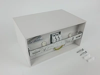 [00339] gu10 surface-mounted spot fixture, dual sockets, white, tiltable - afbeelding 5 van  6