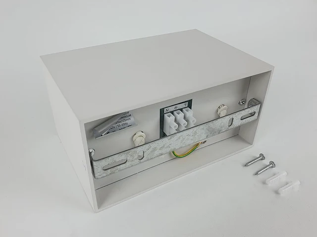 [00339] gu10 surface-mounted spot fixture, dual sockets, white, tiltable - afbeelding 5 van  6