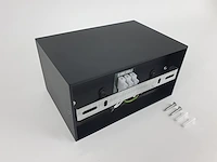 [00345] gu10 surface-mounted spot fixture, dual sockets, black, tiltable - afbeelding 6 van  7