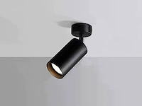 [00524] gu10 surface-mounted spotlight fixture cylinder sand black rotatable