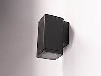 [00700] rectangular wall light gu10 socket sand black waterproof - afbeelding 3 van  6