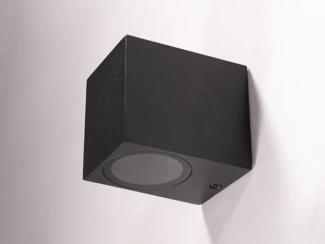 [00703] modern rectangular wall light gu10 socket sand black waterproof - afbeelding 6 van  7