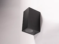 [00704] rectangular wall light gu10 double socket black waterproof - afbeelding 6 van  8