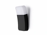 [00724] 9.5w led wall lamp curved sand black warm white waterproof