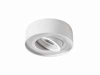 [00841] gu10 recessed fixture, white, tiltable, with lamp holder