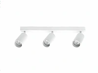 [00849] gu10 surface-mounted spot fixture triple cylinder sand white rotatable - afbeelding 4 van  5