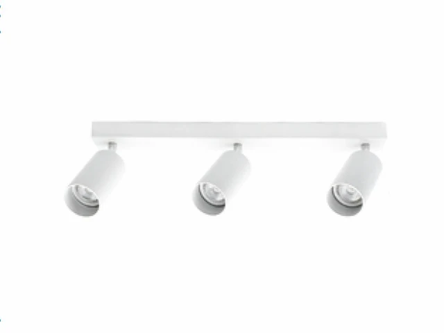 [00849] gu10 surface-mounted spot fixture triple cylinder sand white rotatable - afbeelding 4 van  5