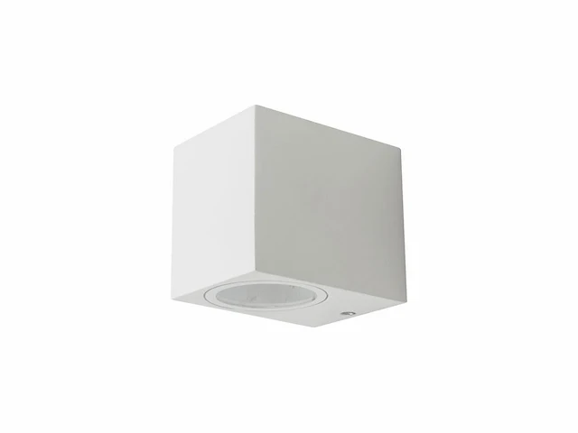 [00883] modern rectangular wall light gu10 socket sand white waterproof - afbeelding 1 van  5