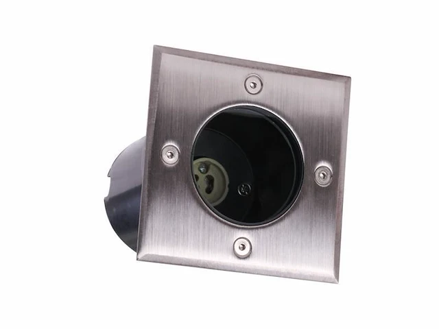 [00889] gu10 ground spotlight square satin nickel - afbeelding 4 van  5