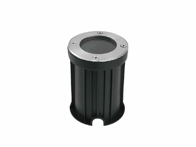 [00891] gu10 ground spotlight round satin nickel - afbeelding 1 van  6