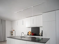 [00897] gu10 track spot decorative pendant lamp cylinder 24cm sand white - afbeelding 2 van  6