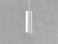 [00897] gu10 track spot decorative pendant lamp cylinder 24cm sand white - afbeelding 4 van  6