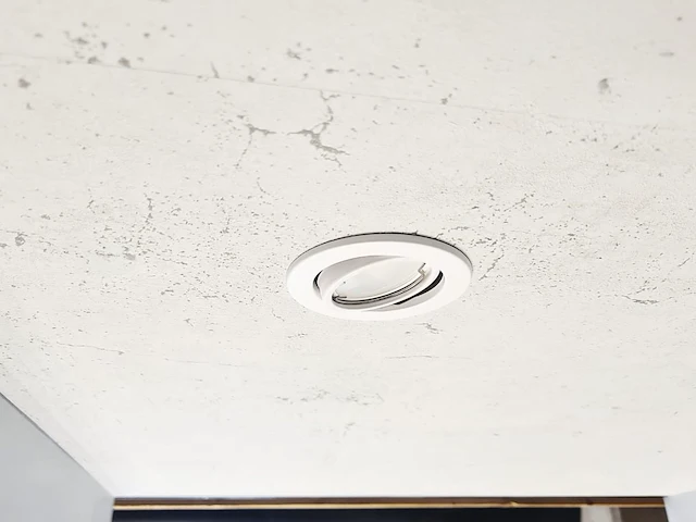 [00911] gu10 recessed fixture sand white with lamp holder - afbeelding 2 van  6