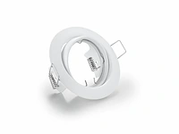 [00911] gu10 recessed fixture sand white with lamp holder - afbeelding 5 van  6